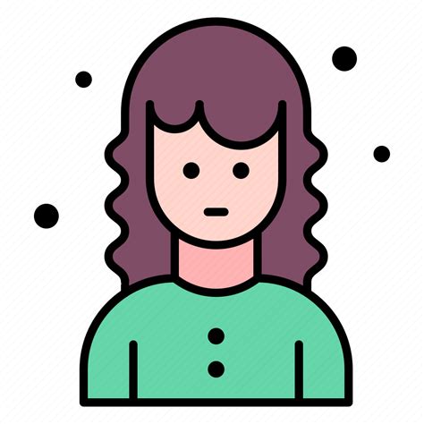 User Hair Woman Curly Hairstyles Icon Download On Iconfinder