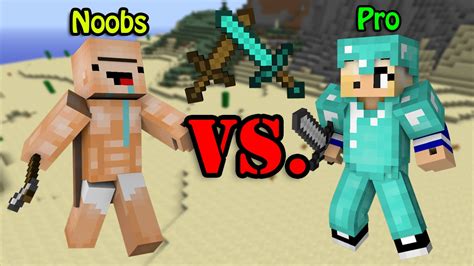 Noobs Vs Pro Minecraft Youtube