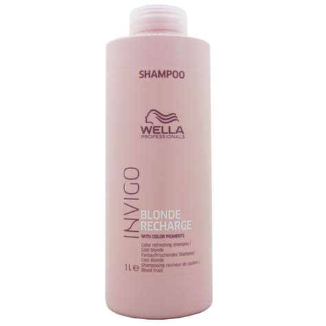 Wella Invigo Blonde Recharge Cool Blonde Shampoo 1000ml Bei Riemax