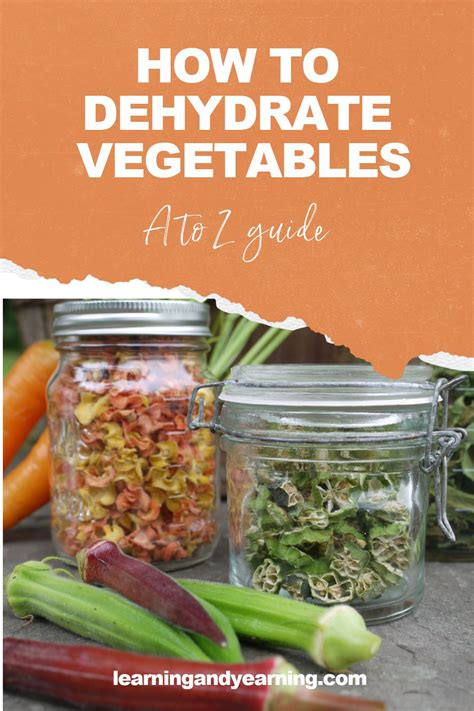 A To Z Guide To Dehydrating Vegetables Dehydrated Vegetables