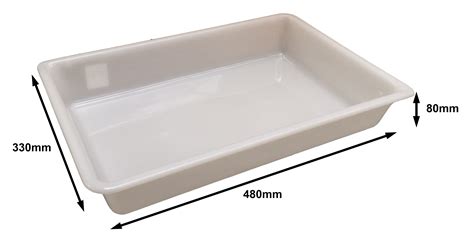 8 Litre Food Grade Plastic Nesting Tray Solent Plastics