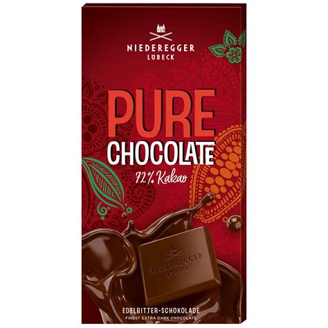 Niederegger Pure Chocolate Tafel Edelbitter 100g Online Kaufen Im