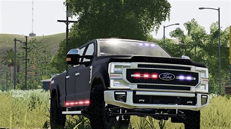 Ls2019 2020 Ford Ghost Police Truck V122 Farming Simulator 22 Mod