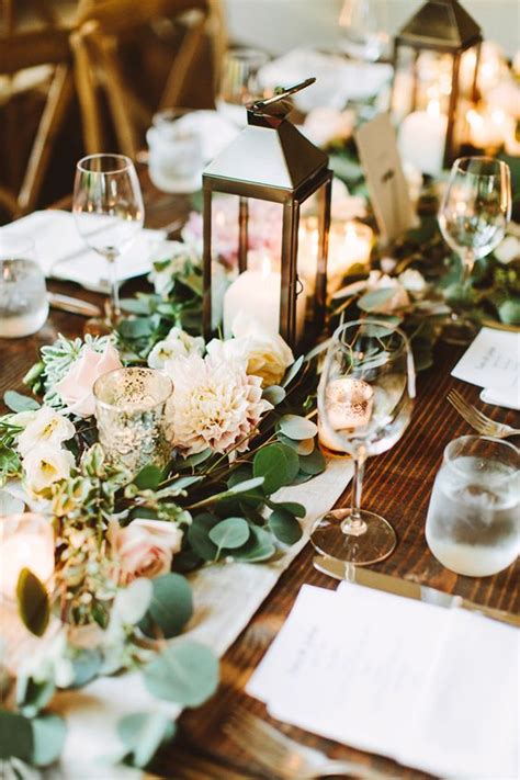 Color Of The Year Greenery Wedding Centerpiece Ideas