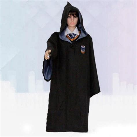 Harry Potter Magical Robe Wizard Cosplay Costume School Uniform Hooded