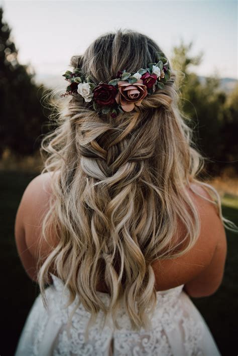 10 Bridesmaid Flower Crown Hair FASHIONBLOG