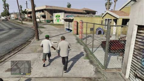 Grand Theft Auto V Chop Franklin Lamar And Chop Drive To
