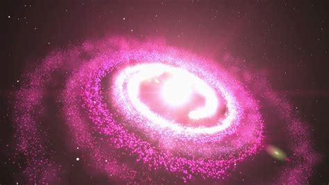3d Animation Of Pink Galaxy Stock Footage Video 100