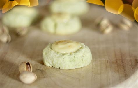 White Chocolate Orange Pistachio Thumbprint Cookies Recipe