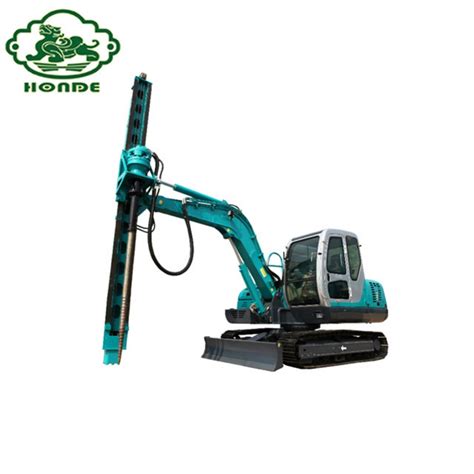 Besides that, we will contact the state administration for market. High Efficiency Screw Pile Driver machines China Manufacturer