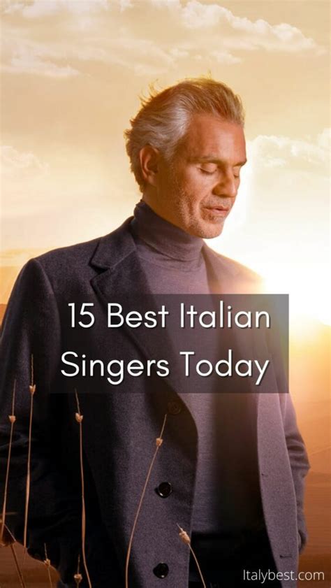15 Best Italian Singers Today 2022