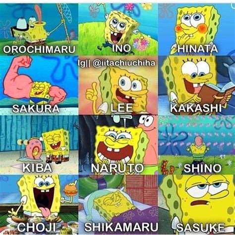 This Is My To Favorite Things Combined Spongebobnaruto Anime