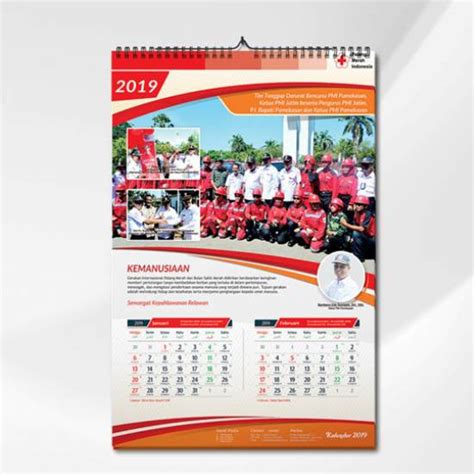 Kalender Dinding 31x48cm Hvs 80 Gsm