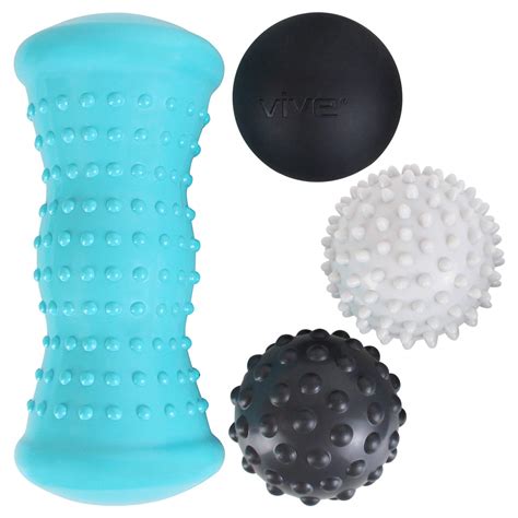 Buy Vive Massage Ball Set 4 Piece Foot Pain Hot Cold Therapy Kit