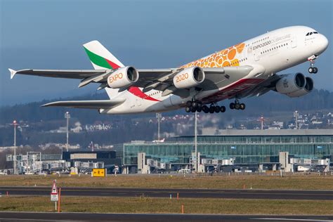 Emirates Airbus A380 861 A6 Eobzrh21012020 Taking Off Flickr
