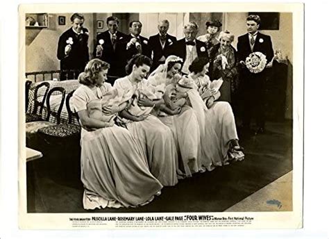 Movie Photo Four Wives 1939 8x10 Promotional Still Priscilla Lane Gale Page Lola Lane G At