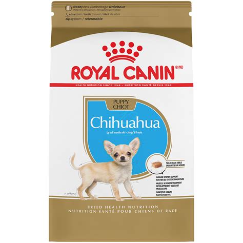 A range of formulas that help build their natural defences, support healthy growth and digestive system development. Chihuahua Puppy Dry Dog Food - Royal Canin