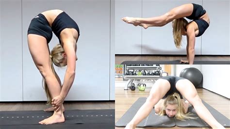 Advanced Contortion Back Bend Session Follow Along Youtube
