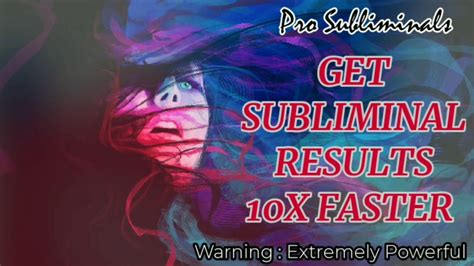 Warning Extremely Powerful Subliminal Booster Get Subliminal