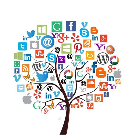 Social Media Tree Editorial Stock Photo Illustration Of Snapchat