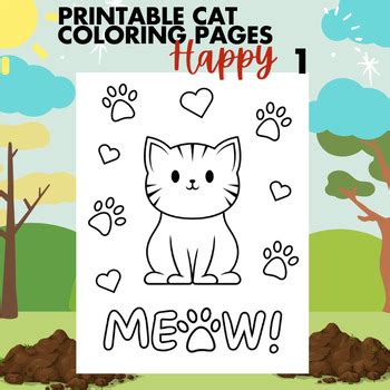 Printable Cat Coloring Pages Unleash Your Creativity With Whiskered