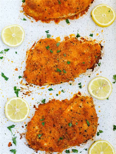 Crispy Oven Baked Chicken Cutlets Cookin With Mima