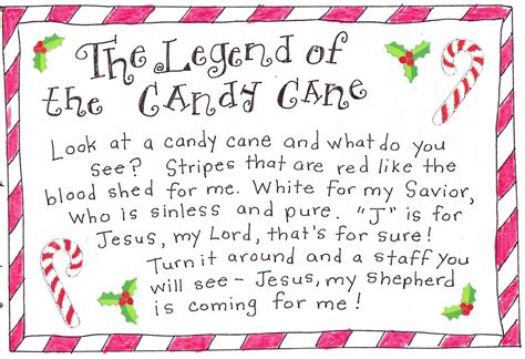 The legend of the candy can began as a story of a candy maker in indiana who created the candy cane to help children remember what christmas is really all about. Christmas Candy Cane Poems For Preschool | New Christmas Songs - Free Printable Candy Cane Poem ...