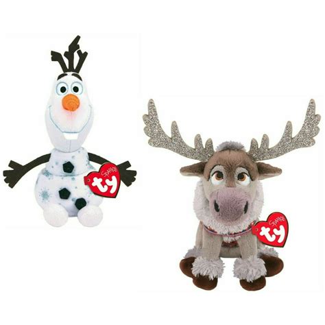 Ty Beanie Baby Disney Frozen 2 Olaf And Sven Set Of 2 75 Inch 2019