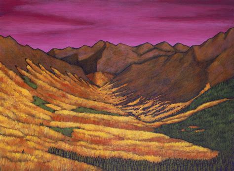 High Country Autumn By Johnathan Harris Acrylic Painting Artful Home