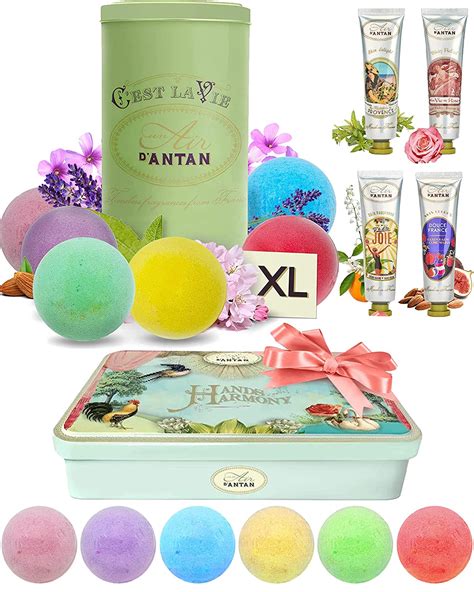 Hand Lotion And Bath Bombs T Set For Women 12 Pcs Unair Dantan 4 Hand Cream With