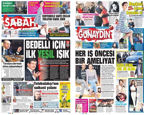 Sabah Gazetesi on Twitter Bugünkü gazetemizin ilk sayfası ve
