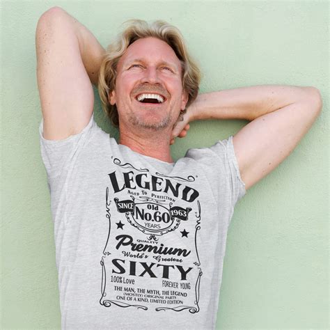 60th Birthday T Ideas For Men Legend Since 1963 60th Etsy