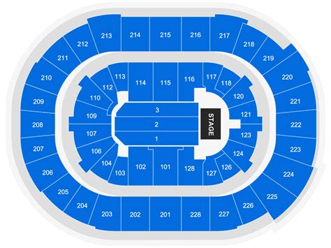 Seating Chart Sap Center San Jose California