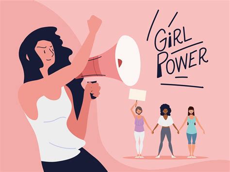 Girl Power Empowerment Movement Women 2678186 Vector Art At Vecteezy