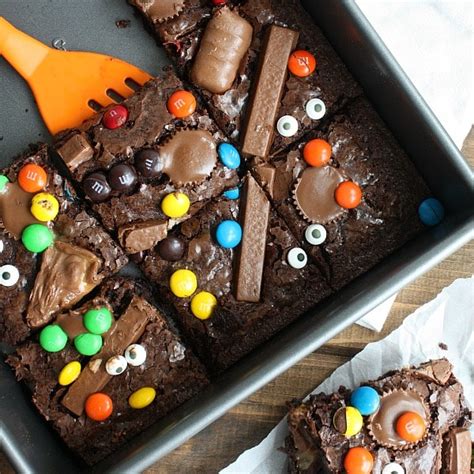 Turn Your Leftover Candy Into Witchs Brew Brownies Home Made Interest