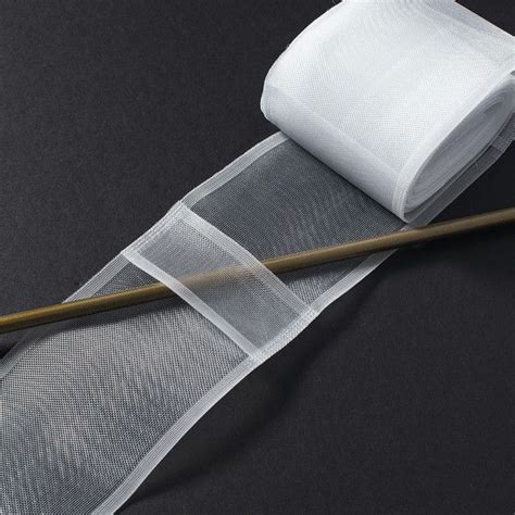 Zenna home neverrust tension mount curved the shower curtain rod easily screws into place using twisttight technology, meaning you it needs tools and skills to install. Curtain Rod Tape: Looped or Tabbed Drapery Header Tape ...