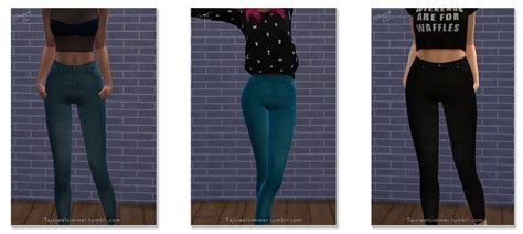 My Sims 4 Blog Jeans In 12 Colors For Females By Tajsiwelsimmer
