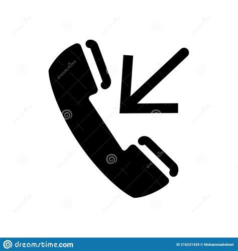 Call Incoming Communication Phone Talk Telephone Voice Icon Stock