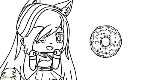 Realistic Cute Character Gacha Life Coloring Pages