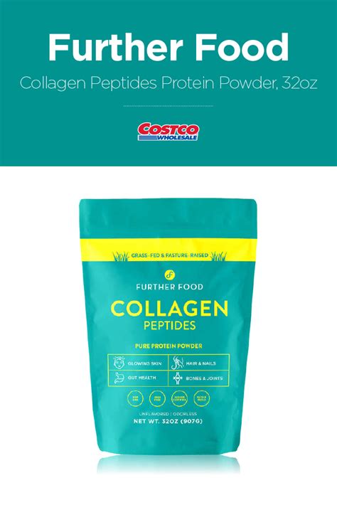 Add collagen supplements to a daily smoothie or mix them with water. Further Food Collagen Peptides is the ultimate anti-aging ...