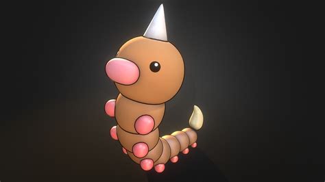Weedle Pokemon 3d Model By 3dlogicus E774dc6 Sketchfab