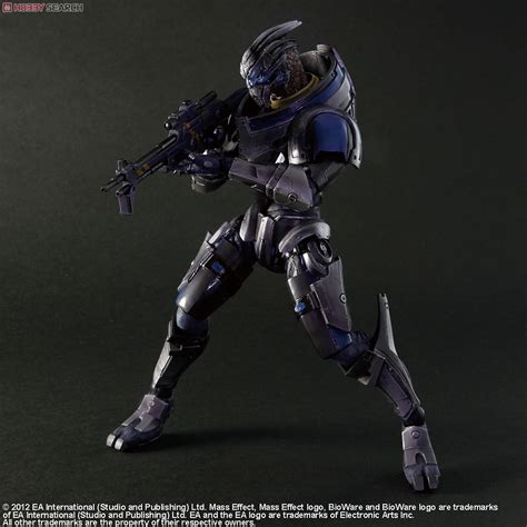 Mass Effect 3 Play Arts Kai Garrus Vakarian Pvc Figure