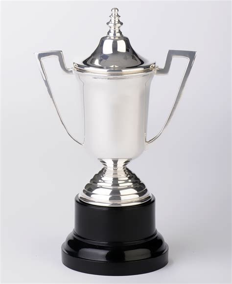 Clifton Range Of Silver Plated Trophy Cups With Lids Silver Plated