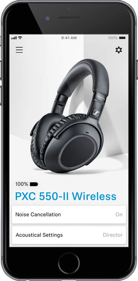 Sennheiser Pxc 550 Ii Wireless Noise Cancelling Over The Ear Headphones