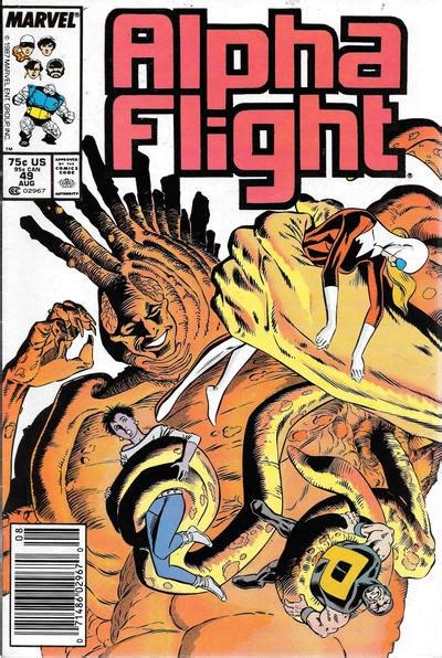 Alpha Flight 49 Newsstand Alpha Flight 1983 Series Marvel Comics