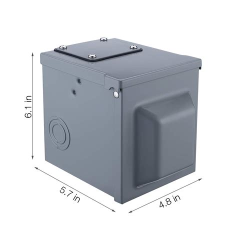 Buy Miady 30 Amp 125 Volt Rv Power Outlet Box Enclosed Lockable