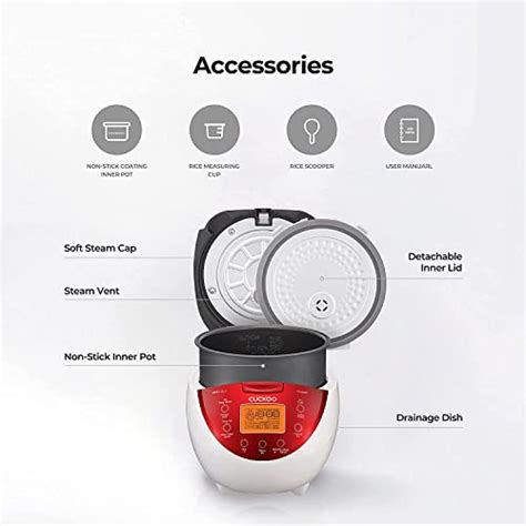 Cuckoo Cr F Cup Uncooked Micom Rice Cooker Menu Options