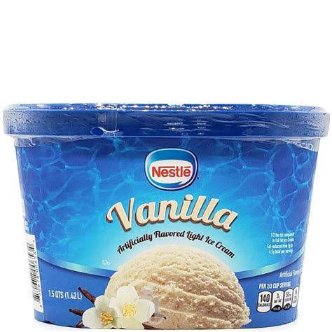Nestle Ice Cream Vanilla 142l Loshusan Supermarket Nestlé Jamaica