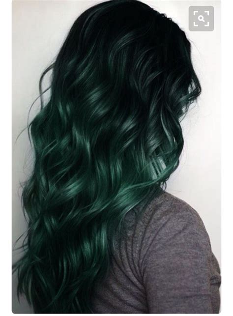 Emerald Green Dark Roots Green Hair Green Hair Colors Hair Styles