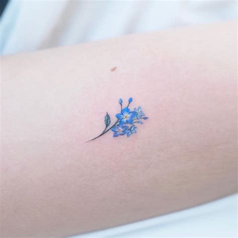 Forget Me Not Flower Tattoo Drawing 102299 Forget Me Not Flower Tattoo